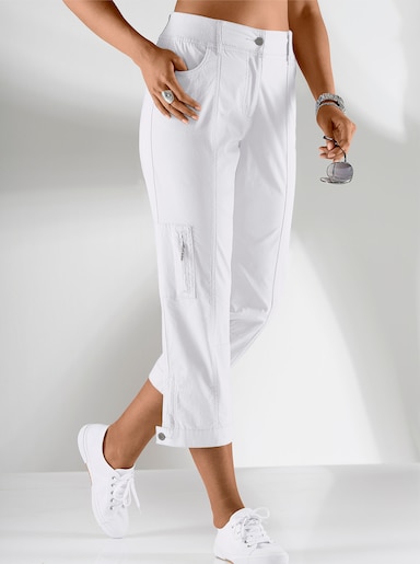 pantalon extensible - blanc