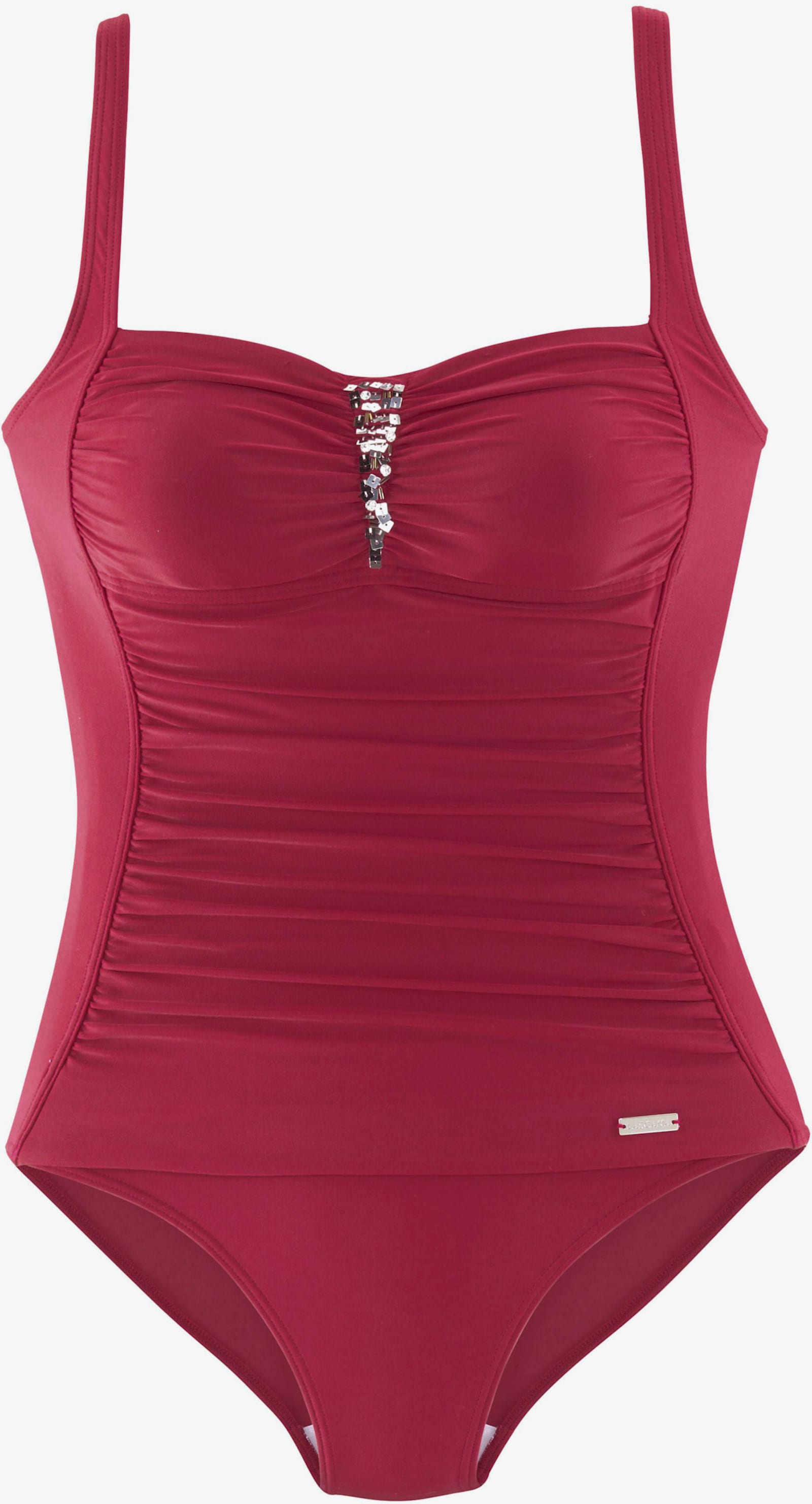 LASCANA Badeanzug - rot