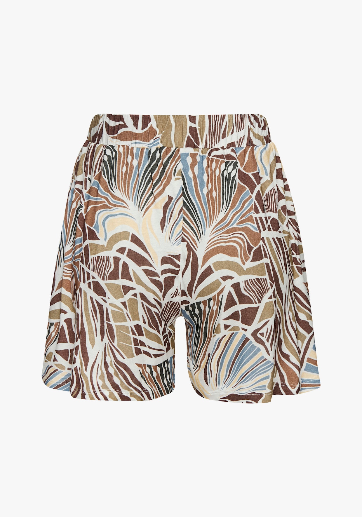 LASCANA Strandshorts - crème/kaki/lichtblauw/bruin bedrukt