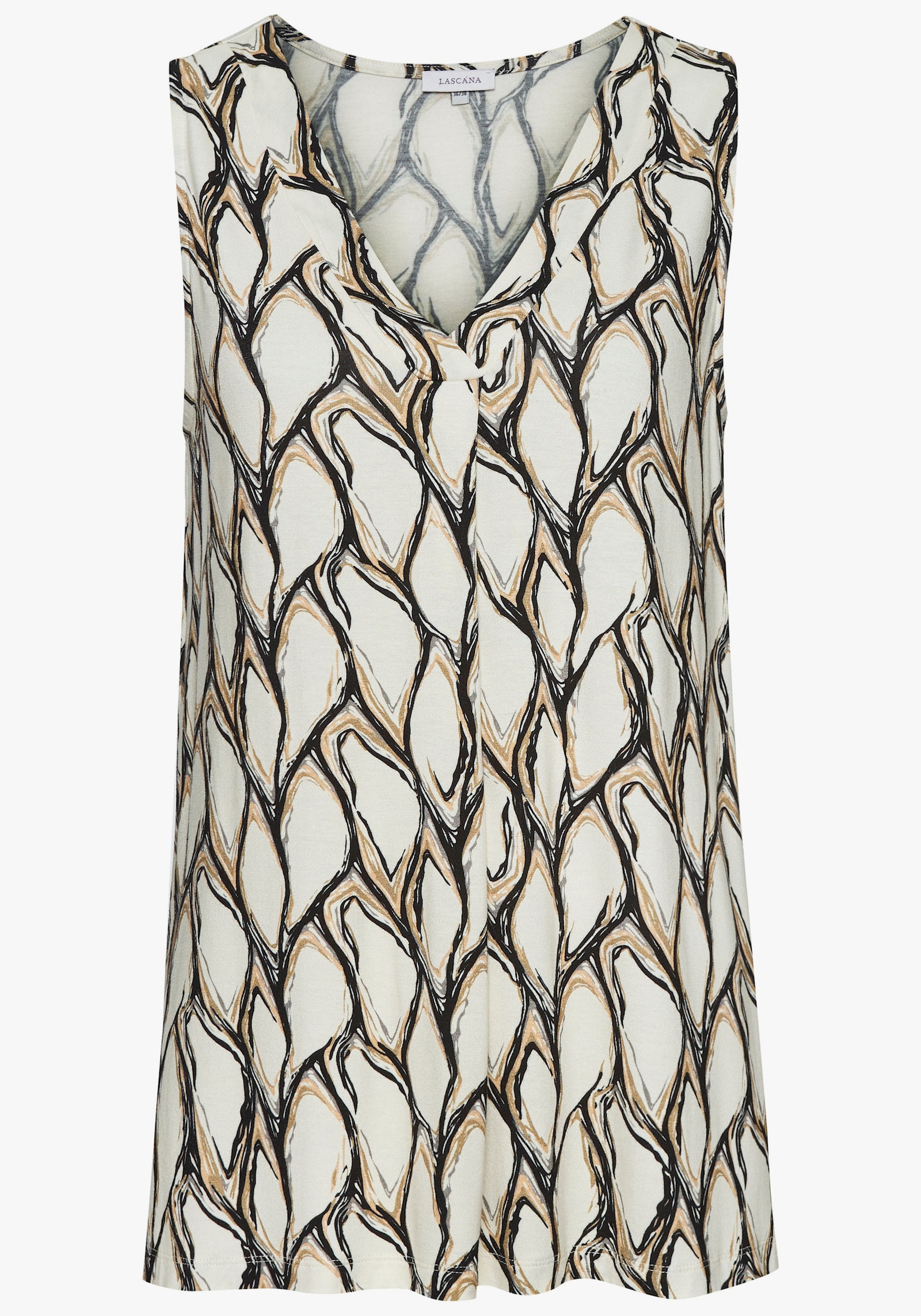 LASCANA Tanktop - creme-khaki