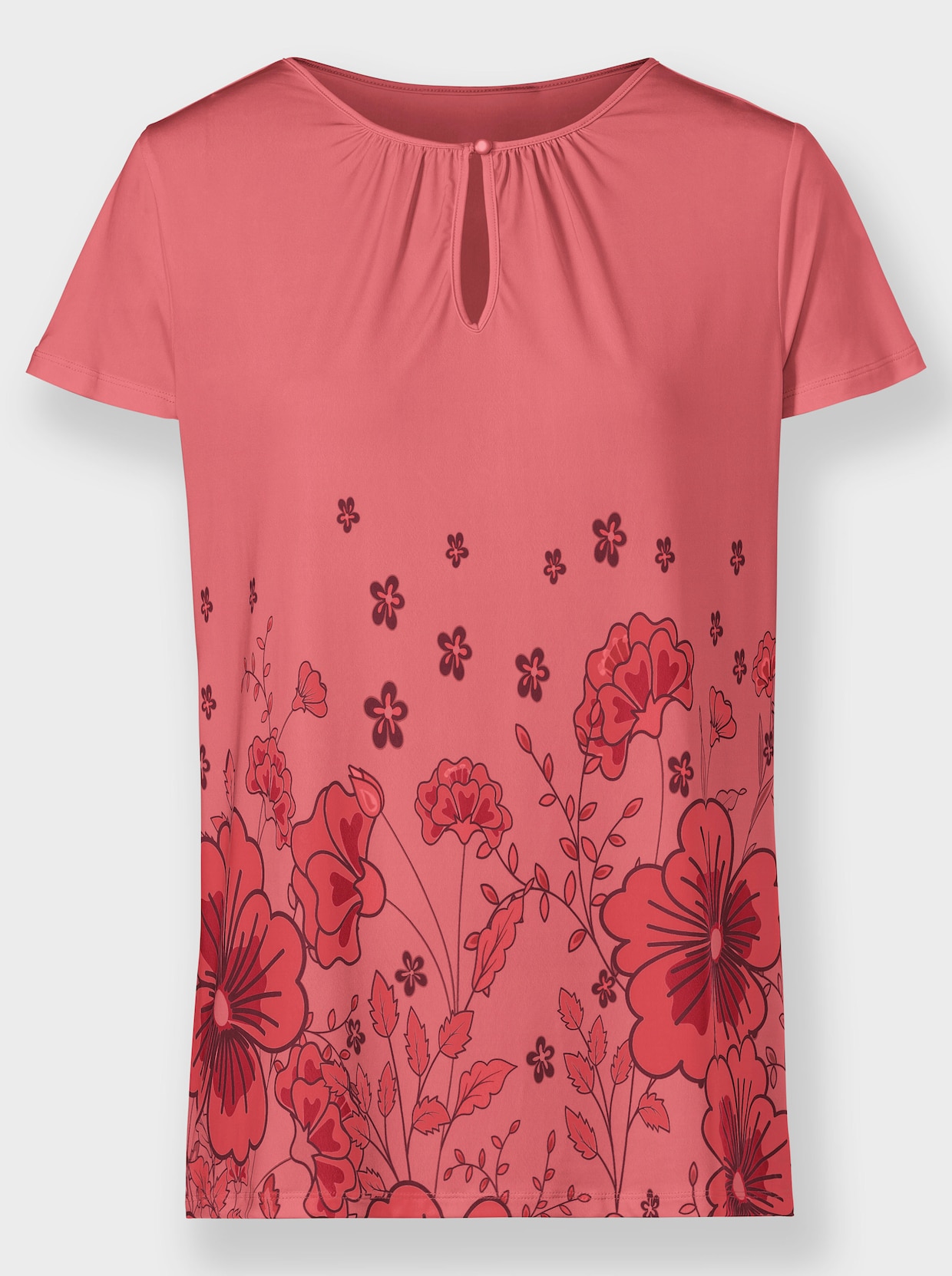 Shirt met print - flamingo bedrukt