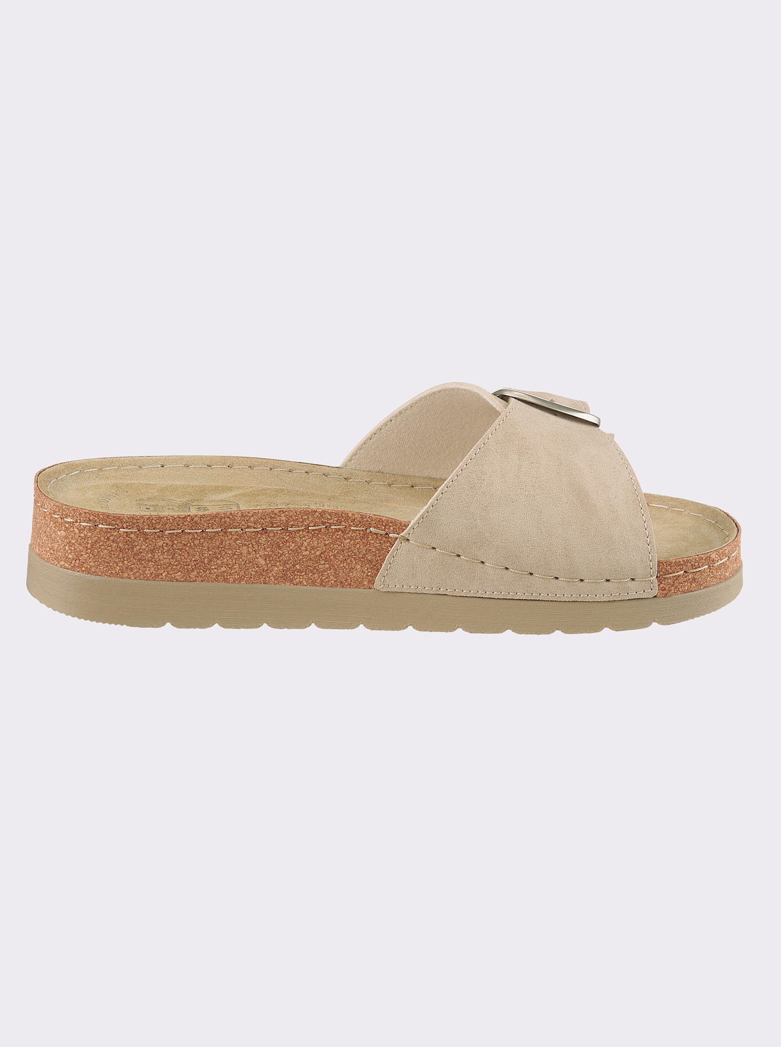 Pantolette mit weicher Polsterung - beige