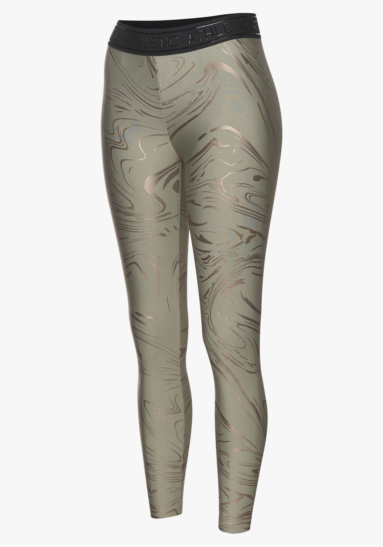 LASCANA ACTIVE Funktionsleggings - grün-bronze