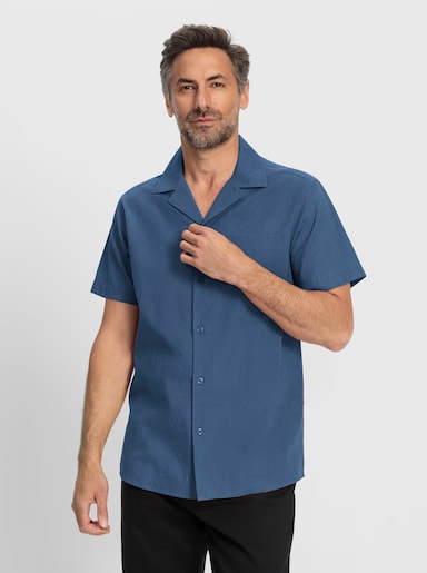 Catamaran Kurzarmhemd - jeansblau