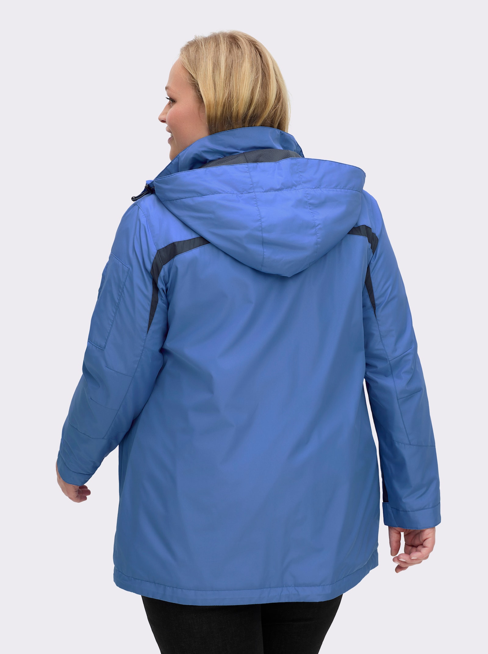 Funktionsjacke wind- und wasserabweisend - mittelblau