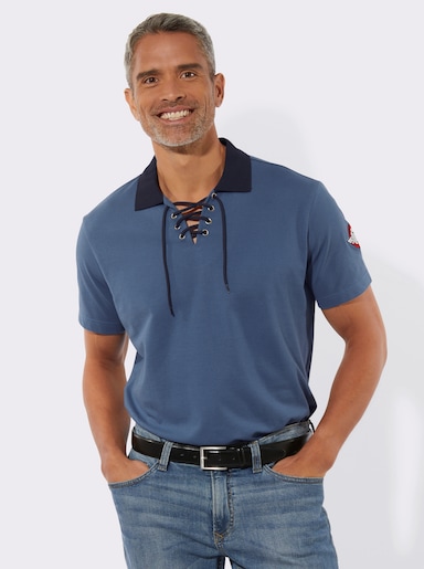 Poloshirt - jeansblau