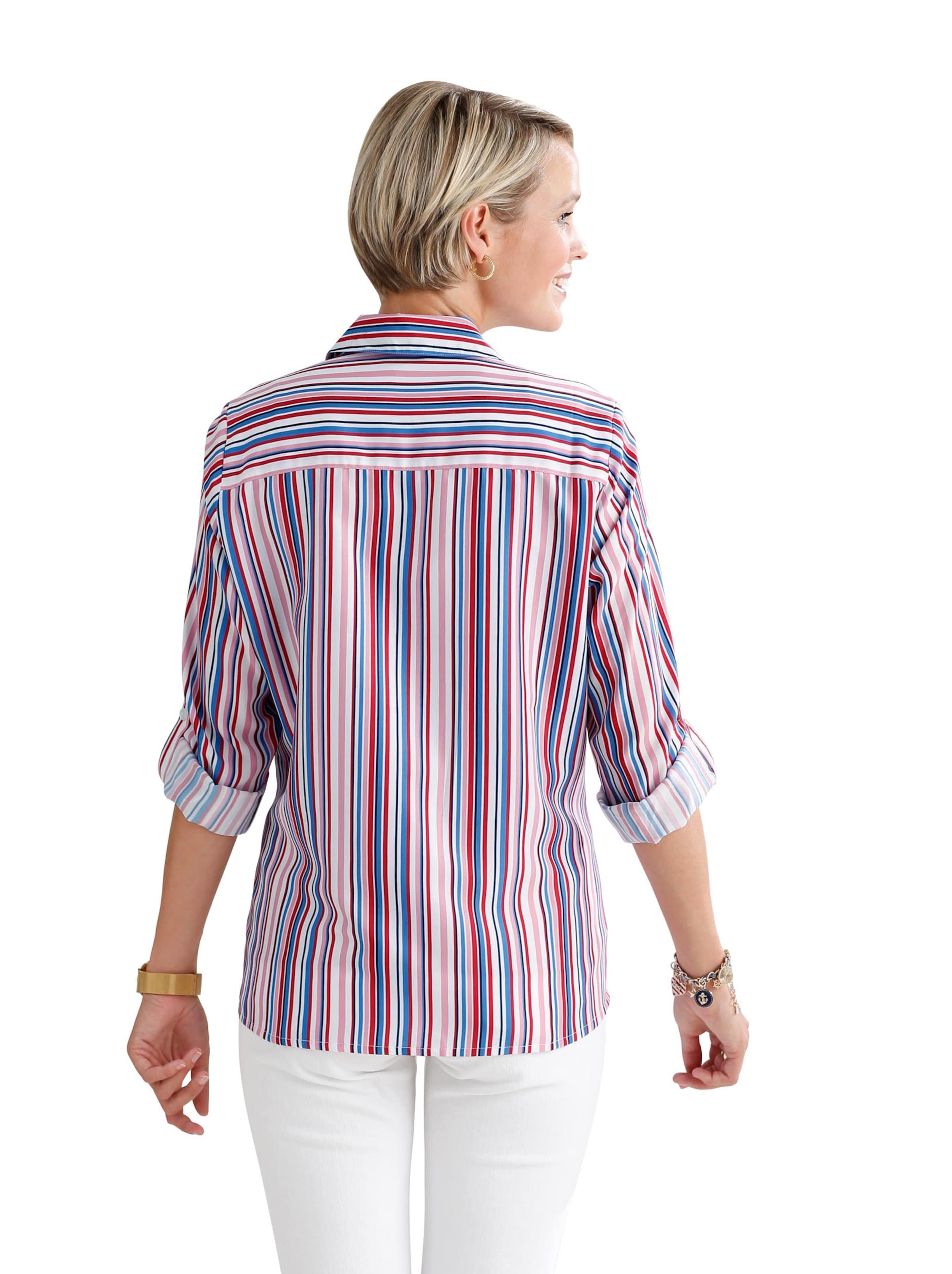 Bluse - weiß-gestreift