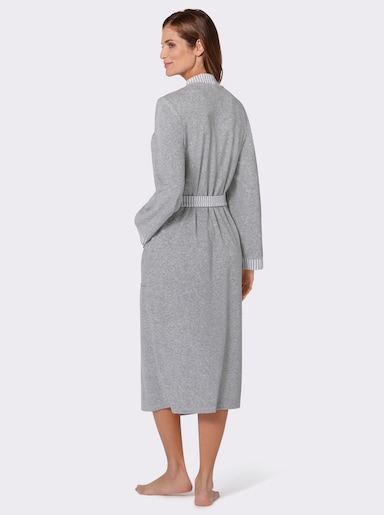 Comtessa Bademantel - grau-meliert