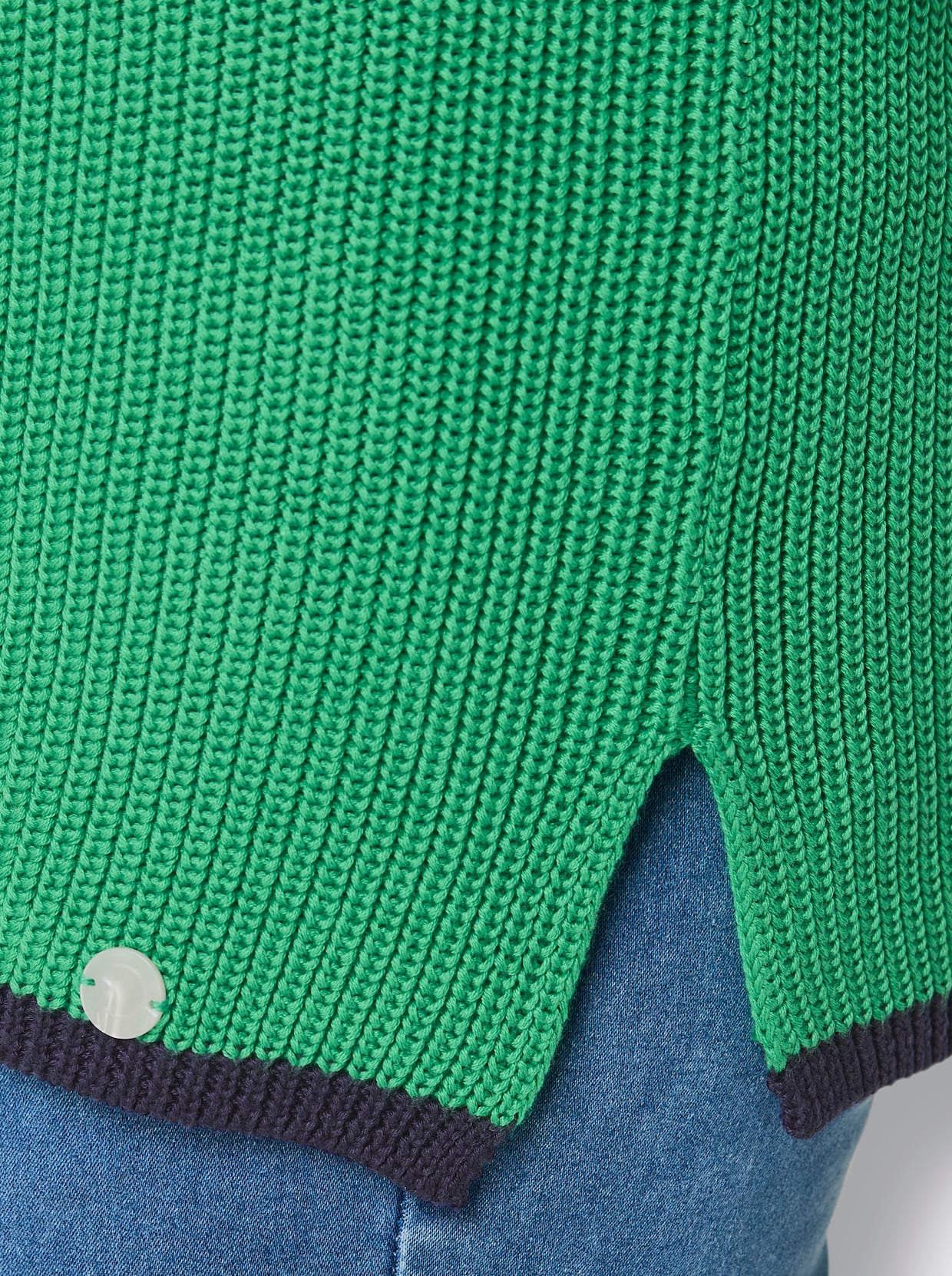 CREATION L PREMIUM Polopullover - grasgrün