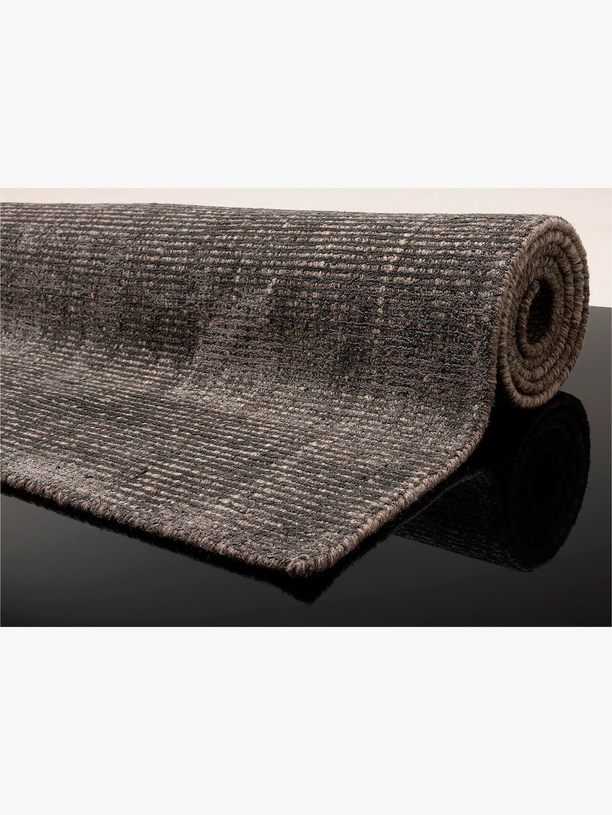 Theko Teppich - anthrazit