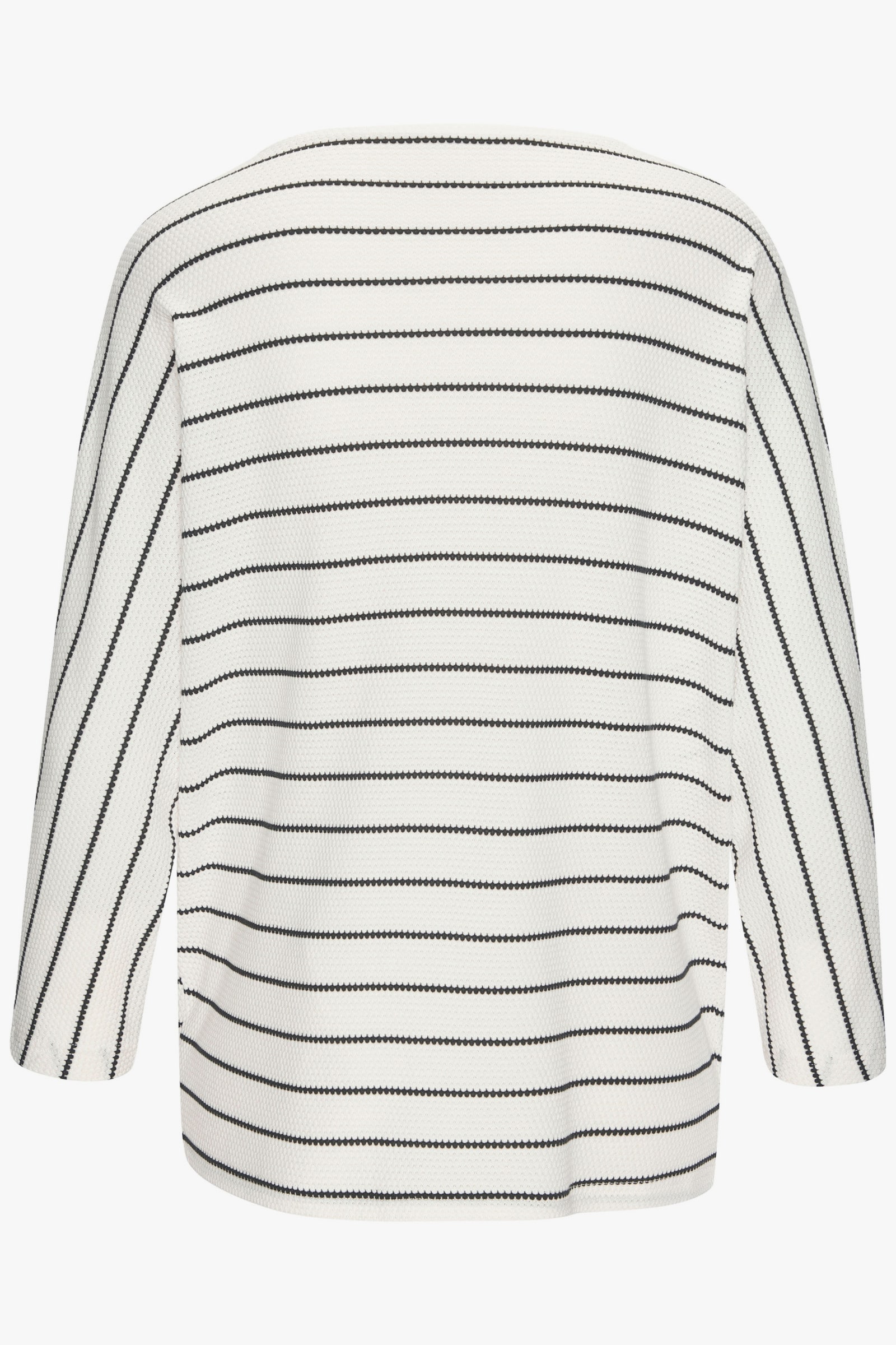 Vivance 3/4-Arm-Shirt - weiß, schwarz