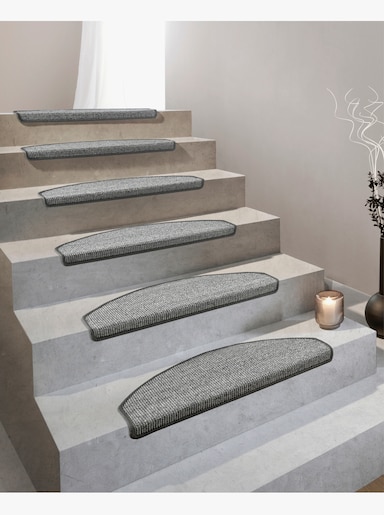 heine home Stufenmatte - grau-meliert