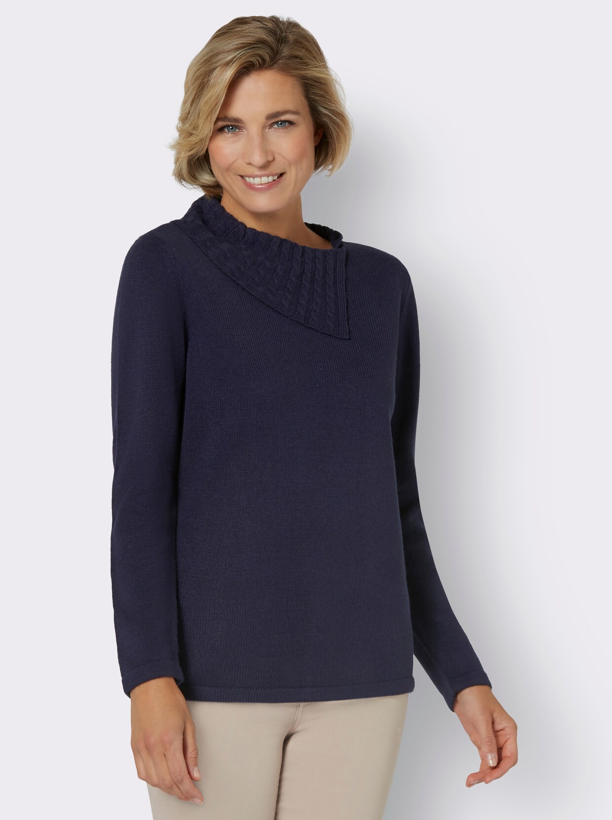 Pullover met lange mouwen - nachtblauw