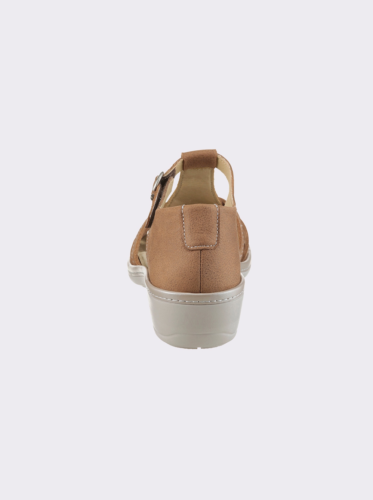 airsoft comfort+ Sandalette - cognac