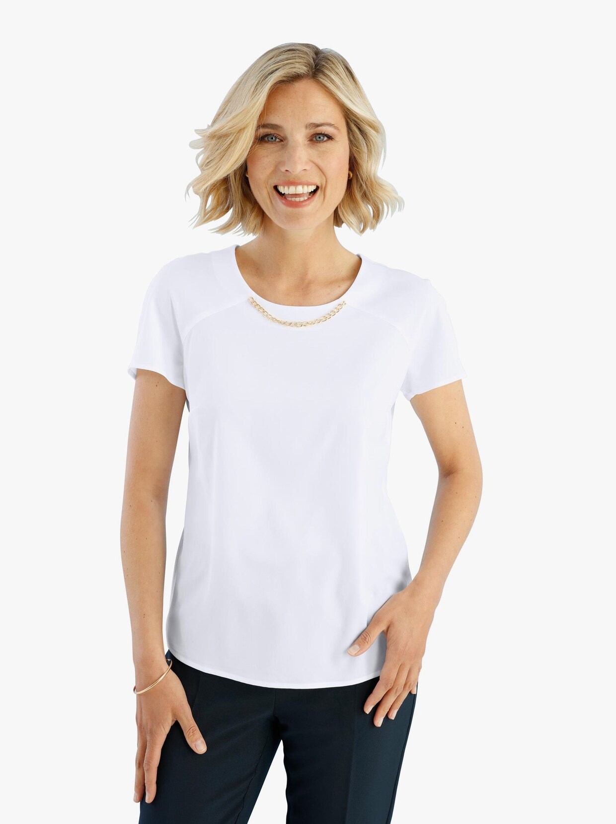 Comfortabele blouse - wit