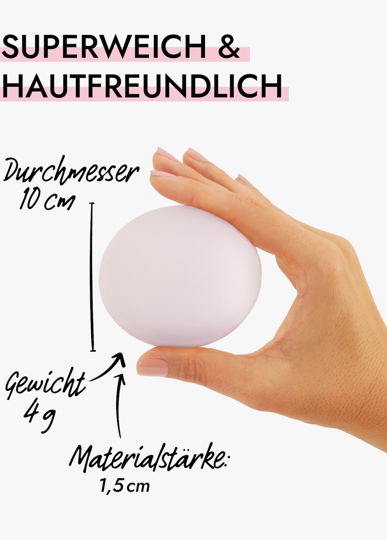 Brustwarzen-Abdeckung - weiß