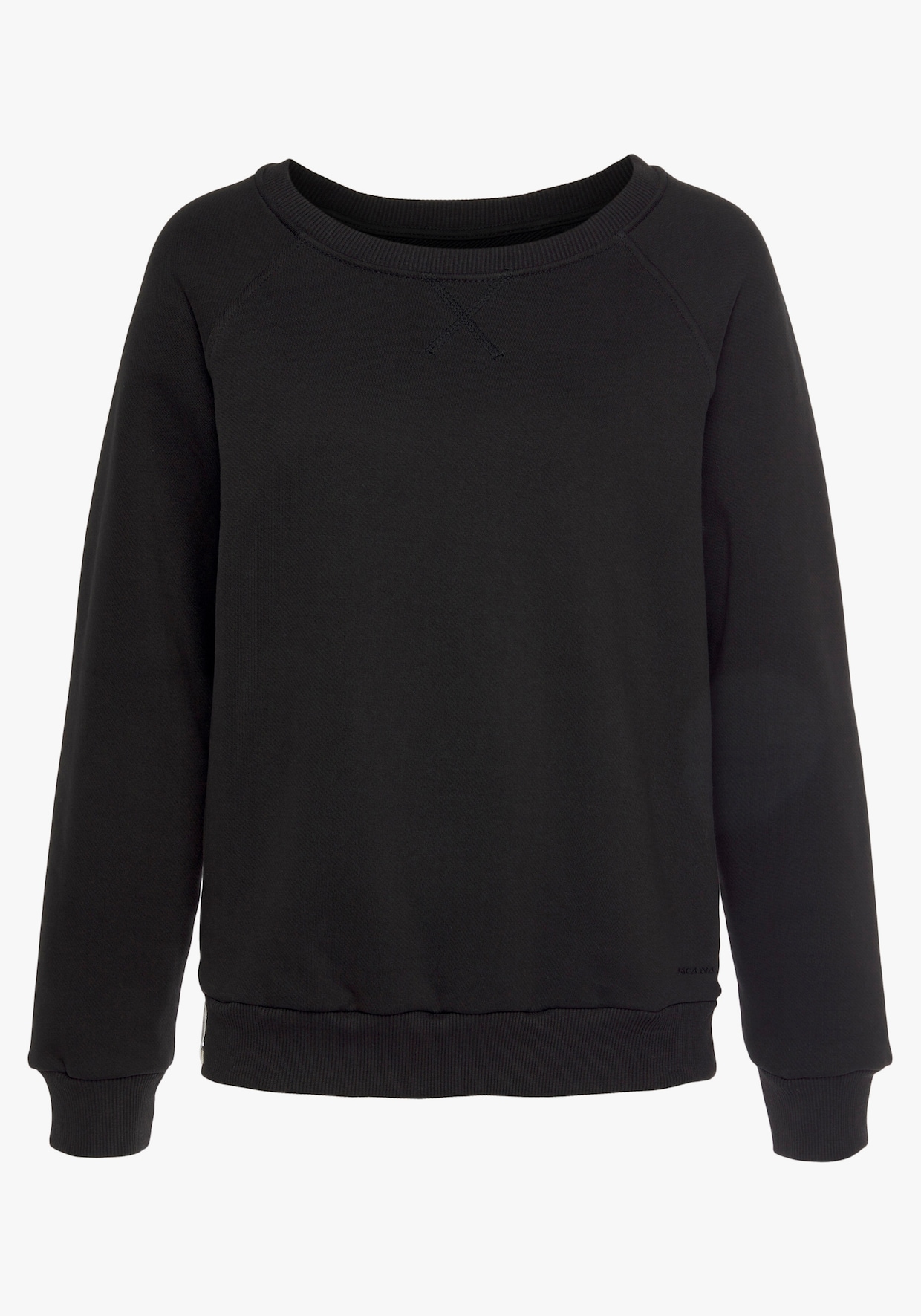 LASCANA Sweatshirt - schwarz