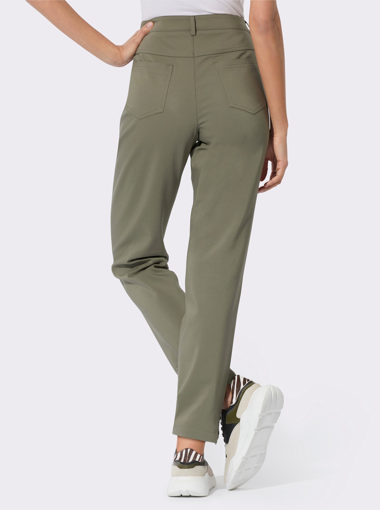 Hose mit Miedereinsatz - khaki