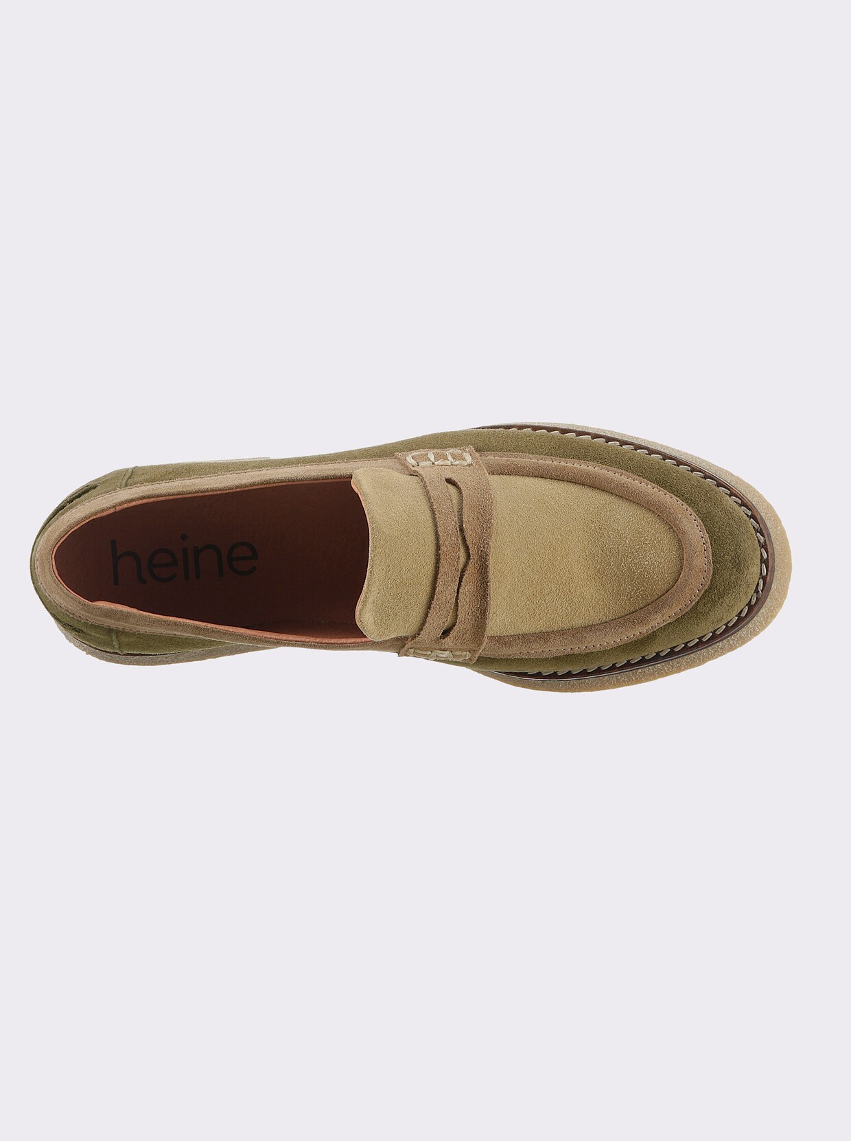 heine instapper - kaki/beige