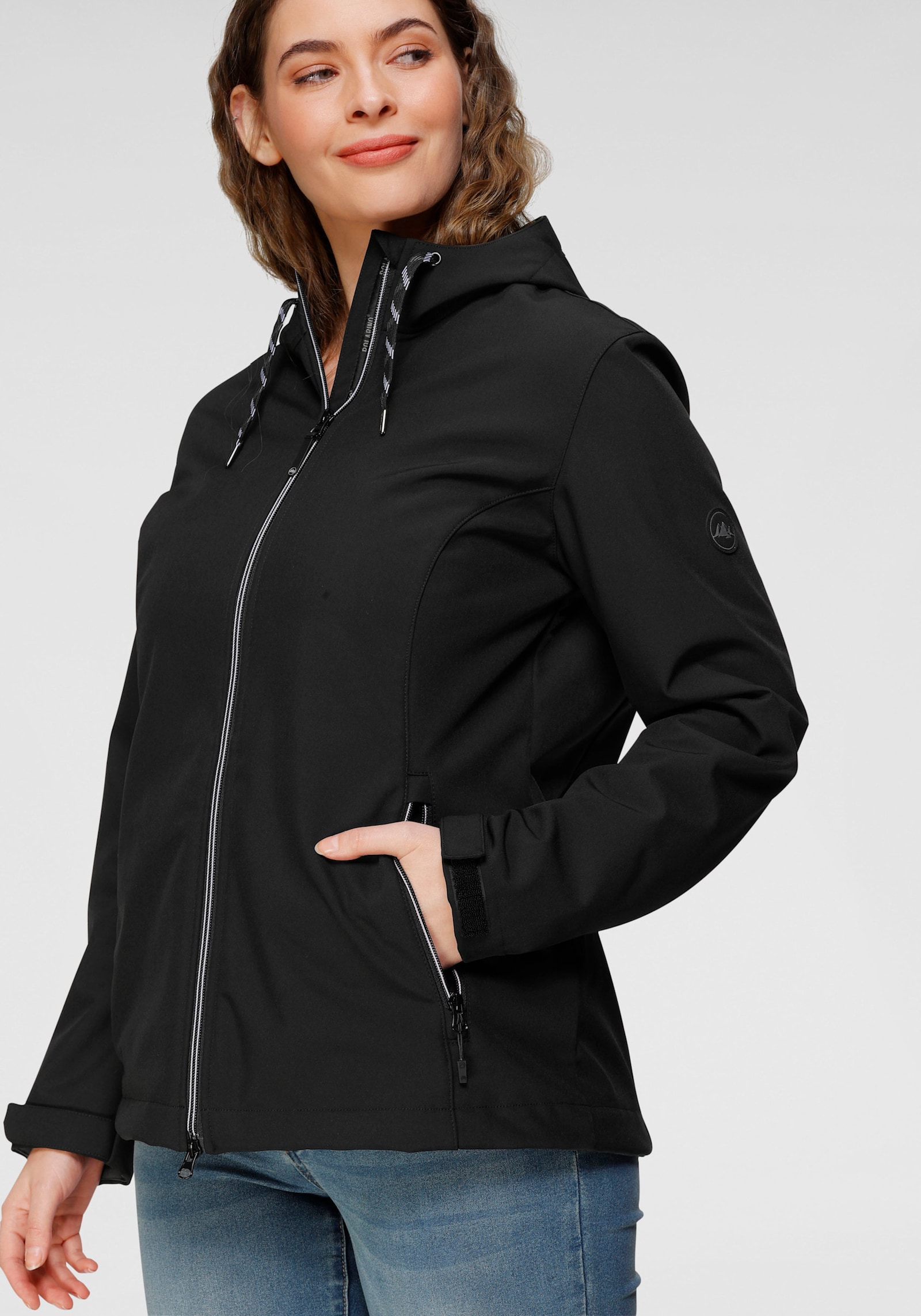 Polarino Softshelljacke - schwarz