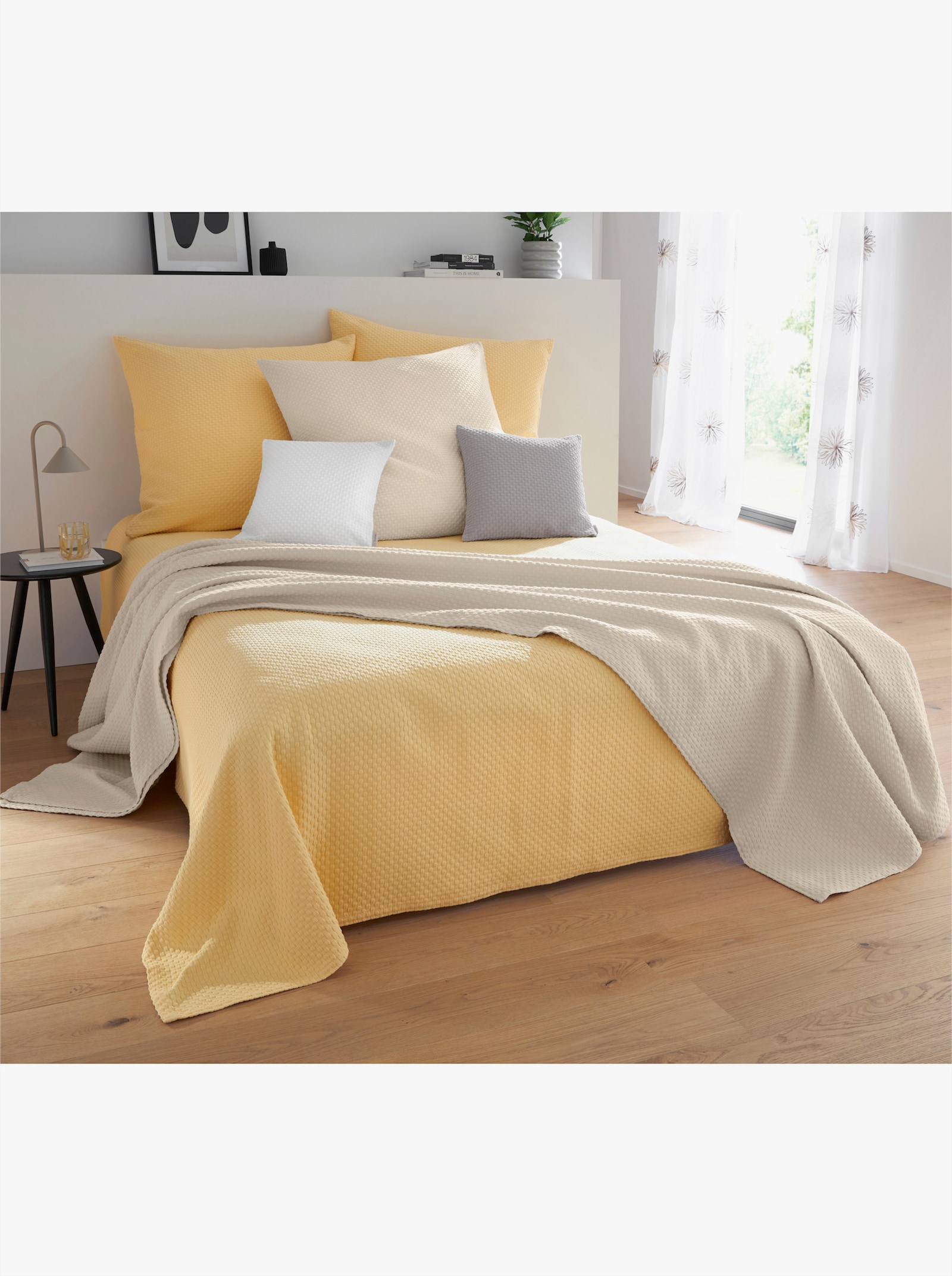 Pereira da Cunha Tagesdecke - pastellgelb