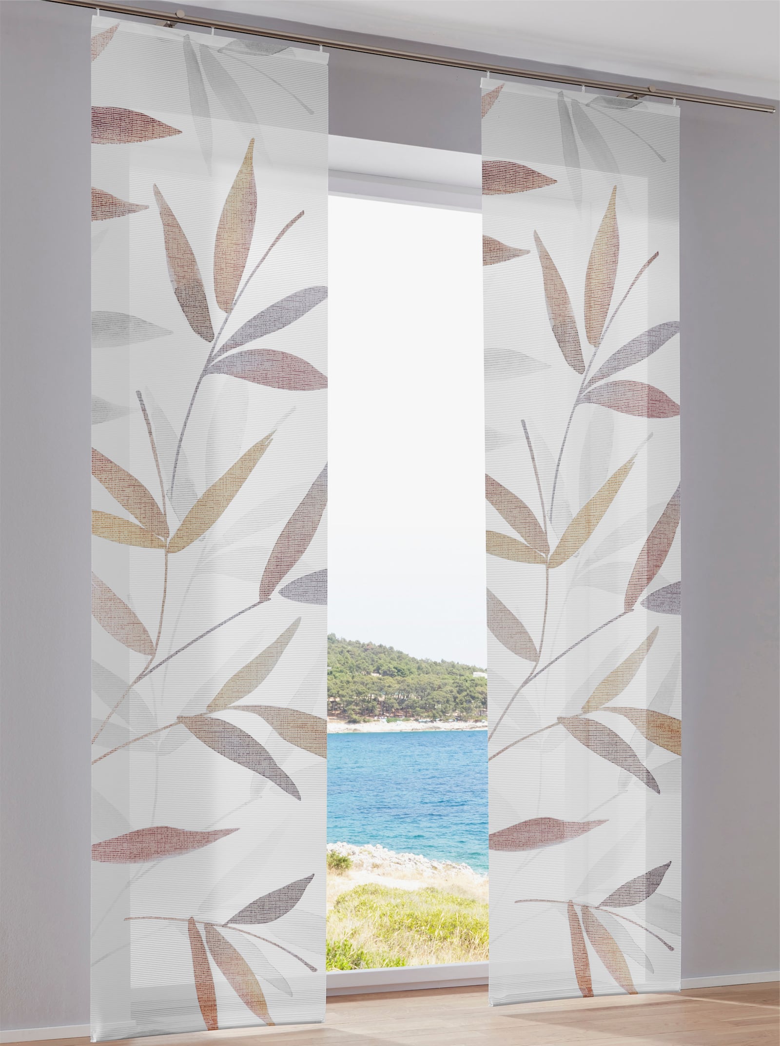 heine home Panneaux-rideaux - blanc imprimé