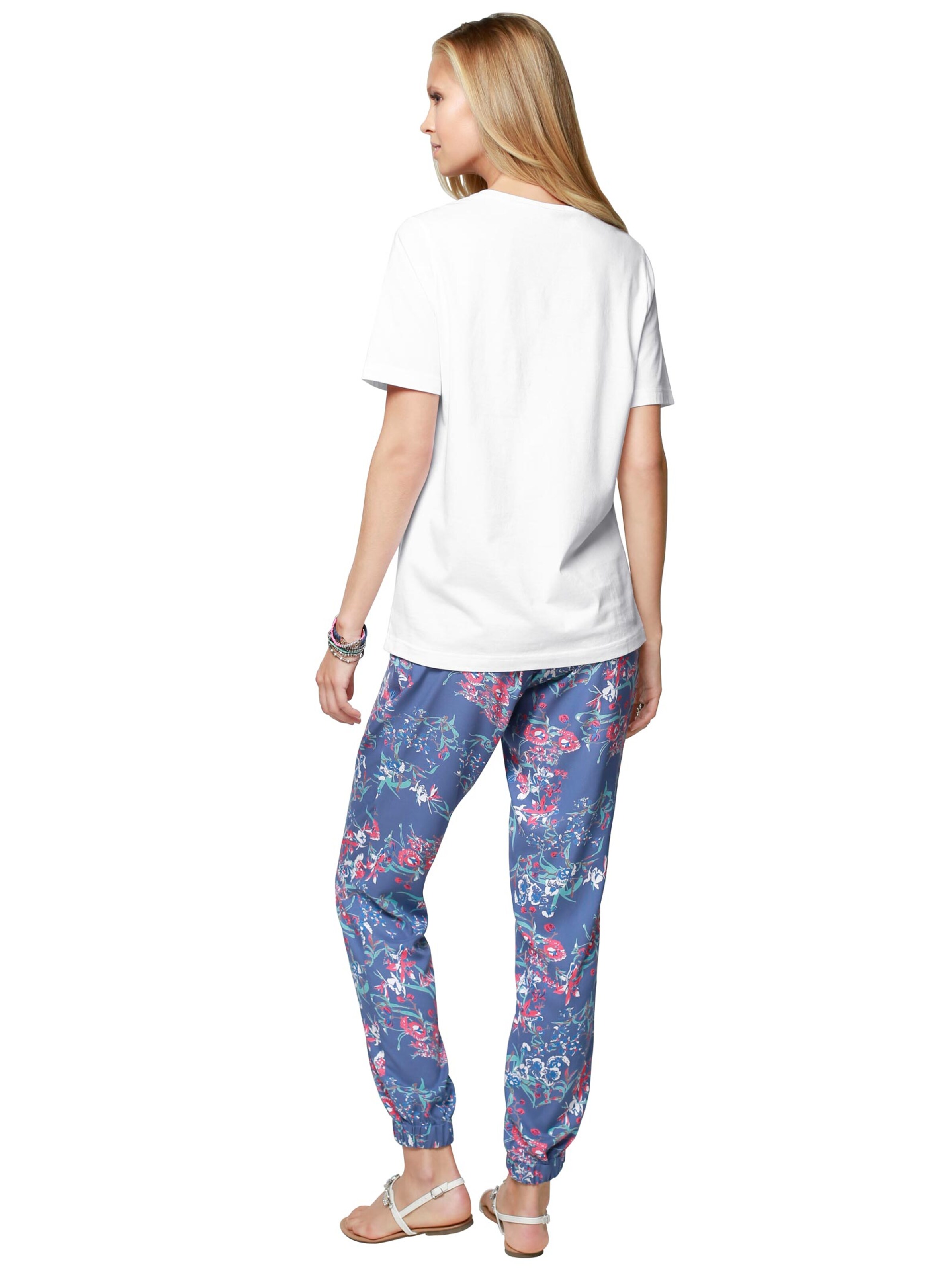 Hose - blau-gemustert