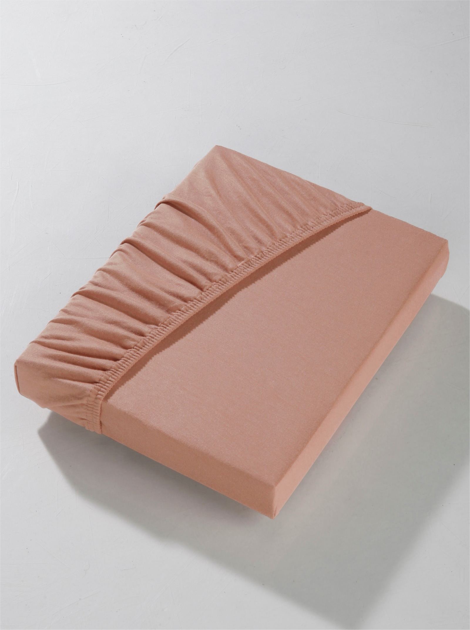 wäschepur Spannbetttuch - cognac