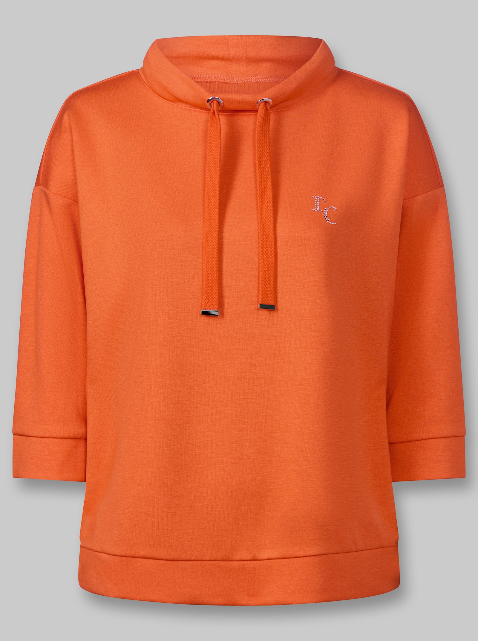 heine Sweatshirt mit Stehkragen - orange