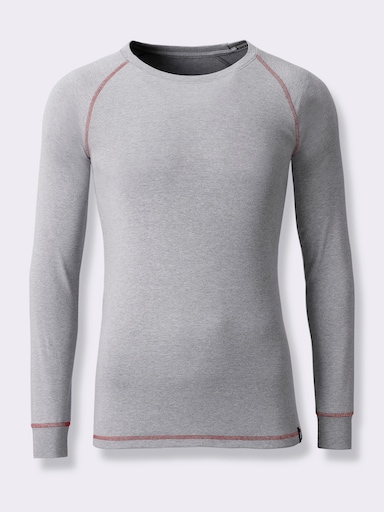 wäschepur men Shirt - anthrazit-meliert