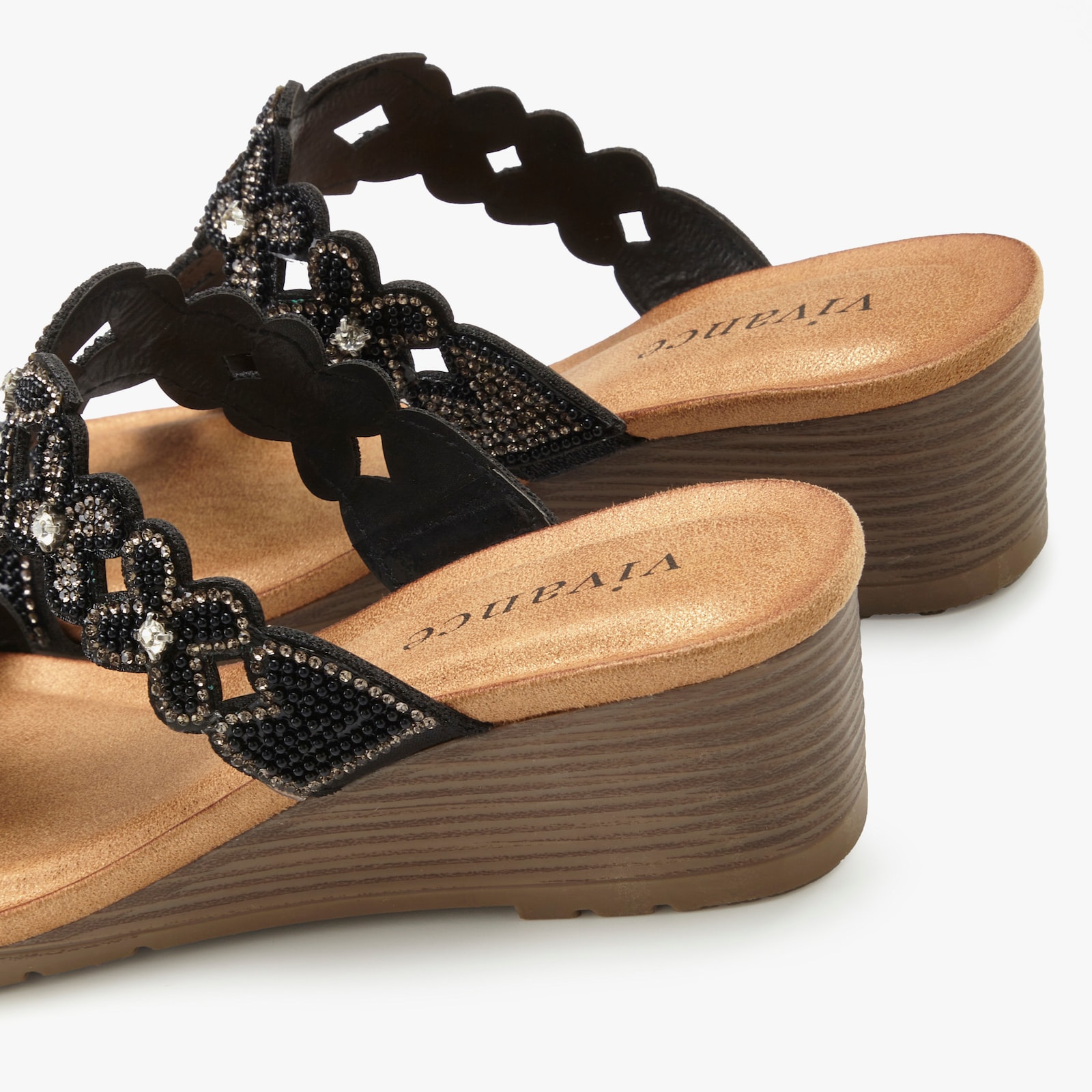 Vivance Pantolette - schwarz