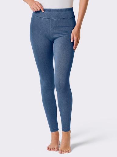 wäschepur Leggings - mittelblau