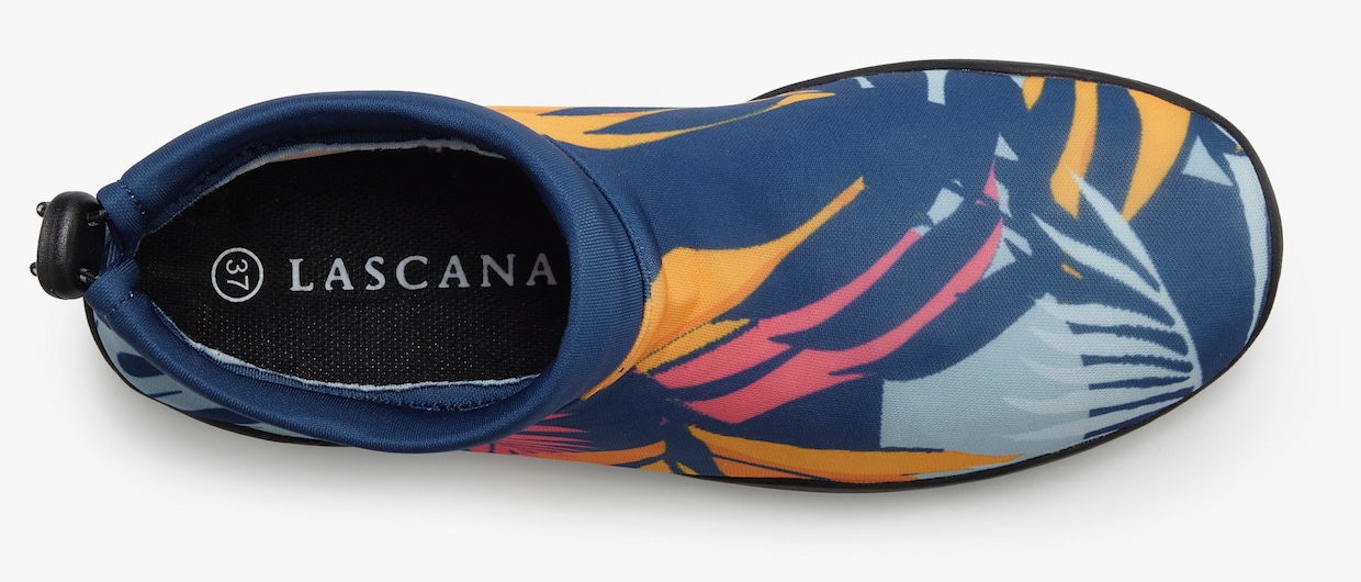 LASCANA Badeschuh - blau-orange