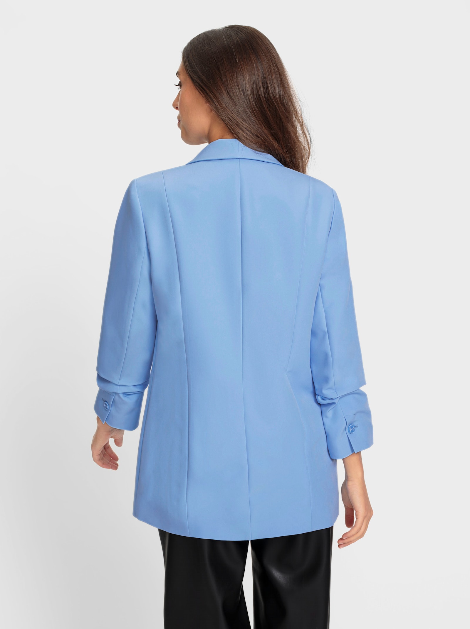 heine Blazer mit Schalkragen - himmelblau