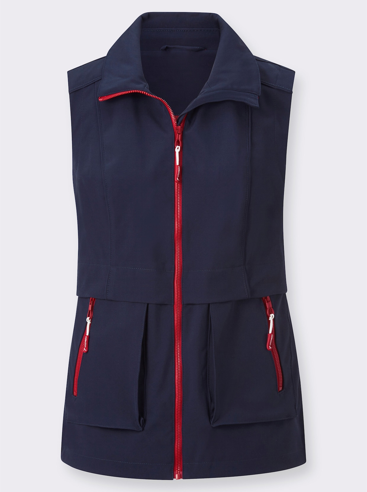 Softshell-gilet - marine