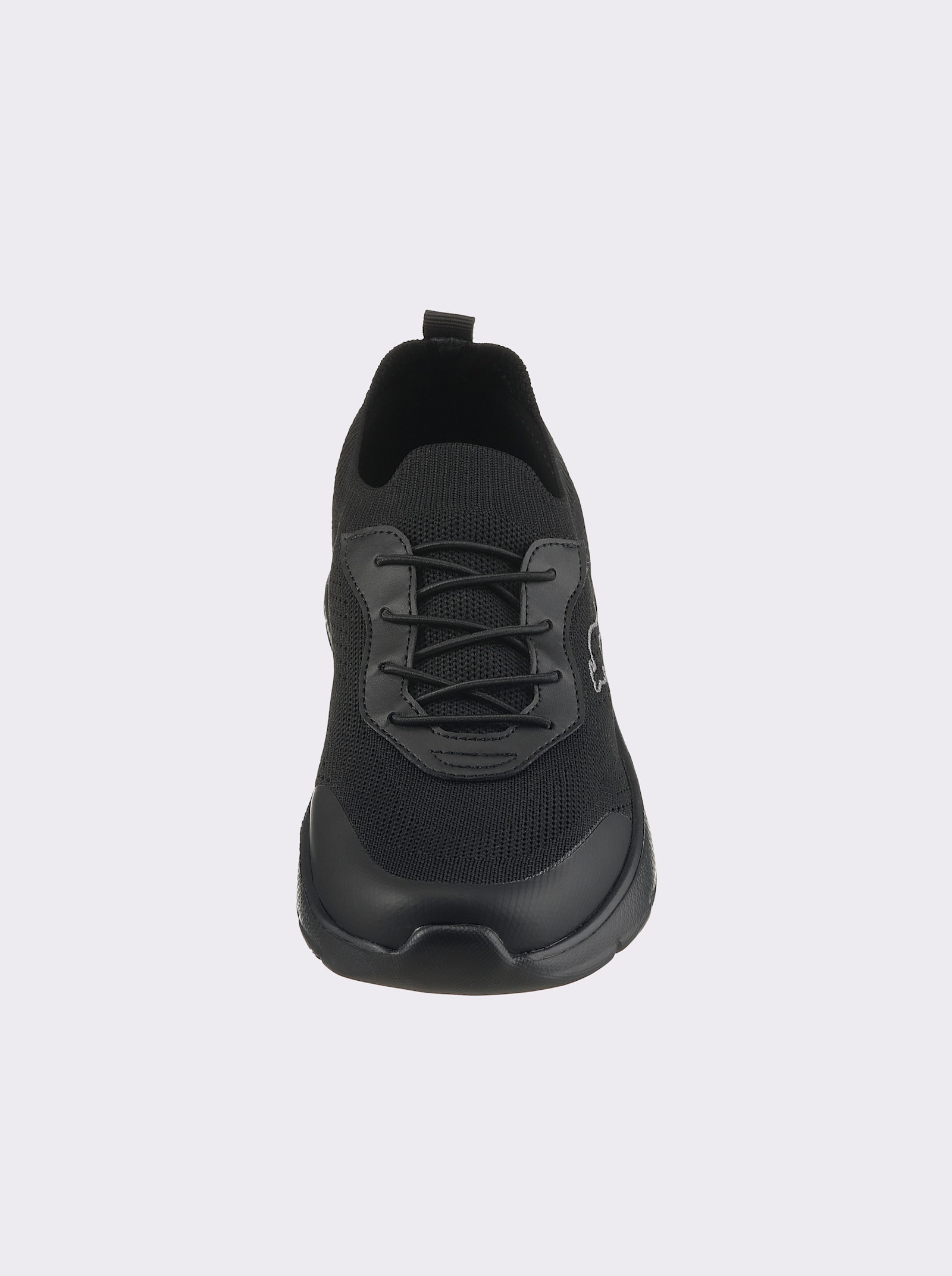 KangaROOS Instapper van mesh en imitatieleer - zwart