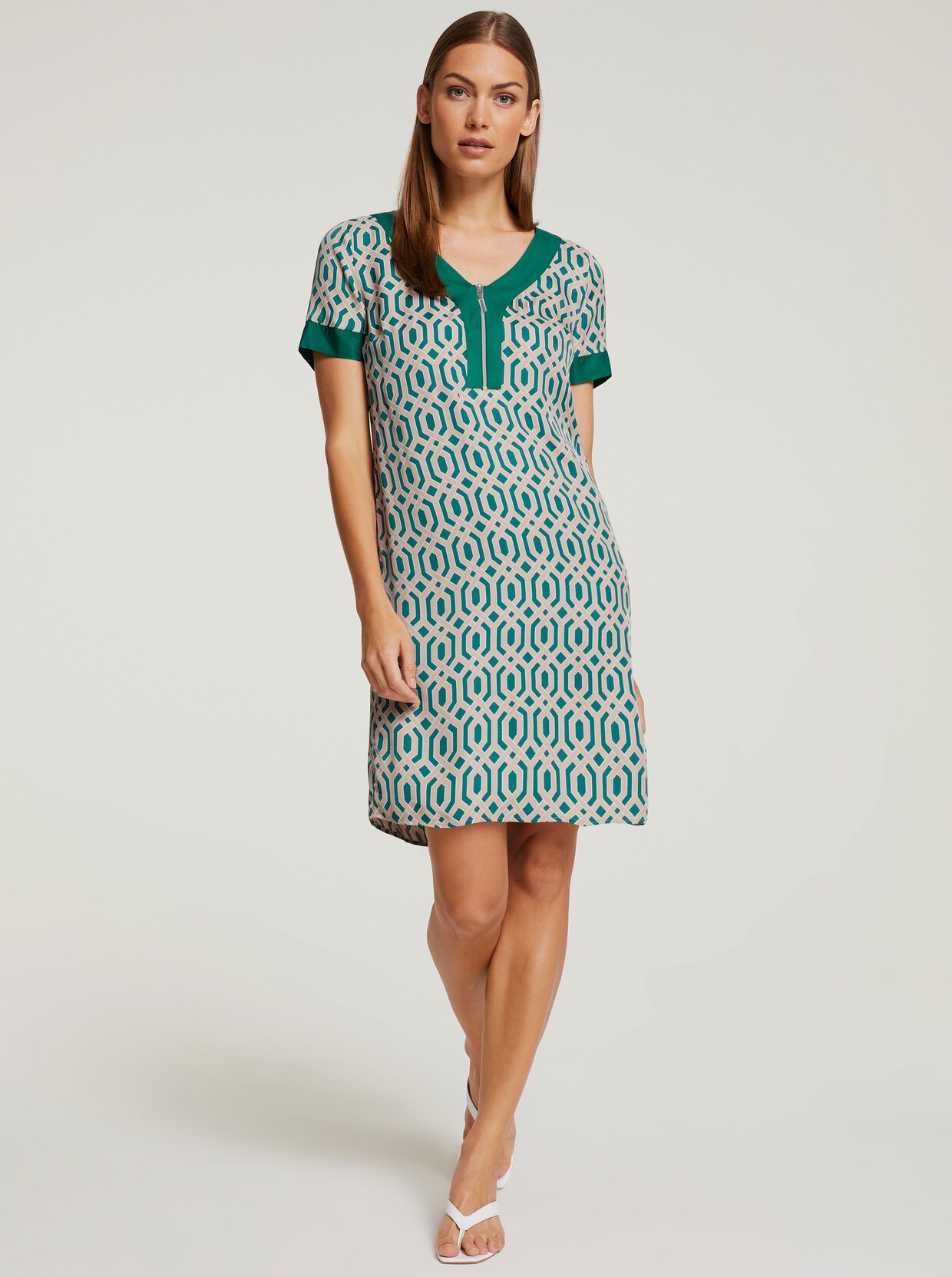 heine Druck-Kleid - bunt