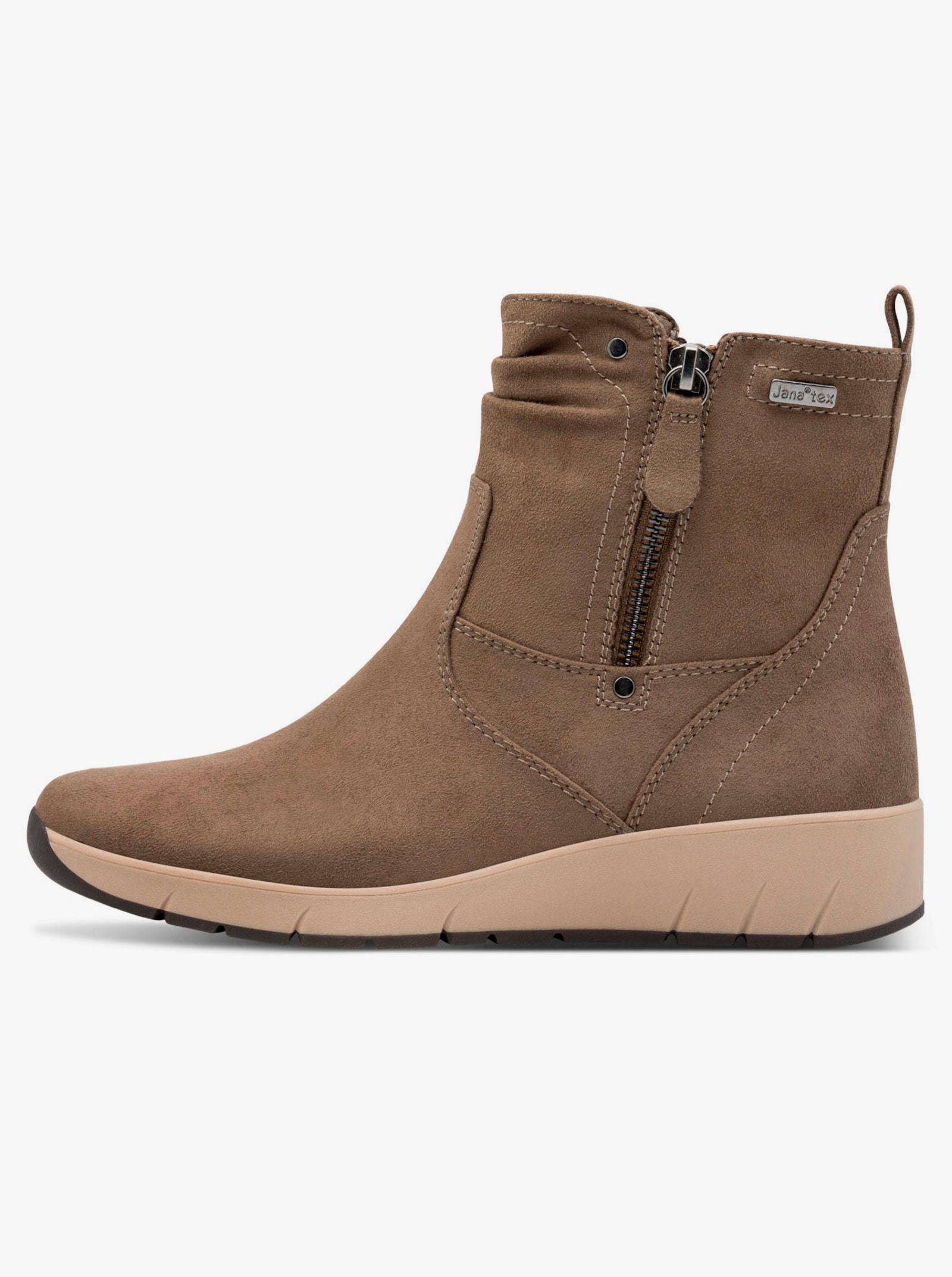 Jana Stiefelette mit Tex-Ausrüstung - taupe