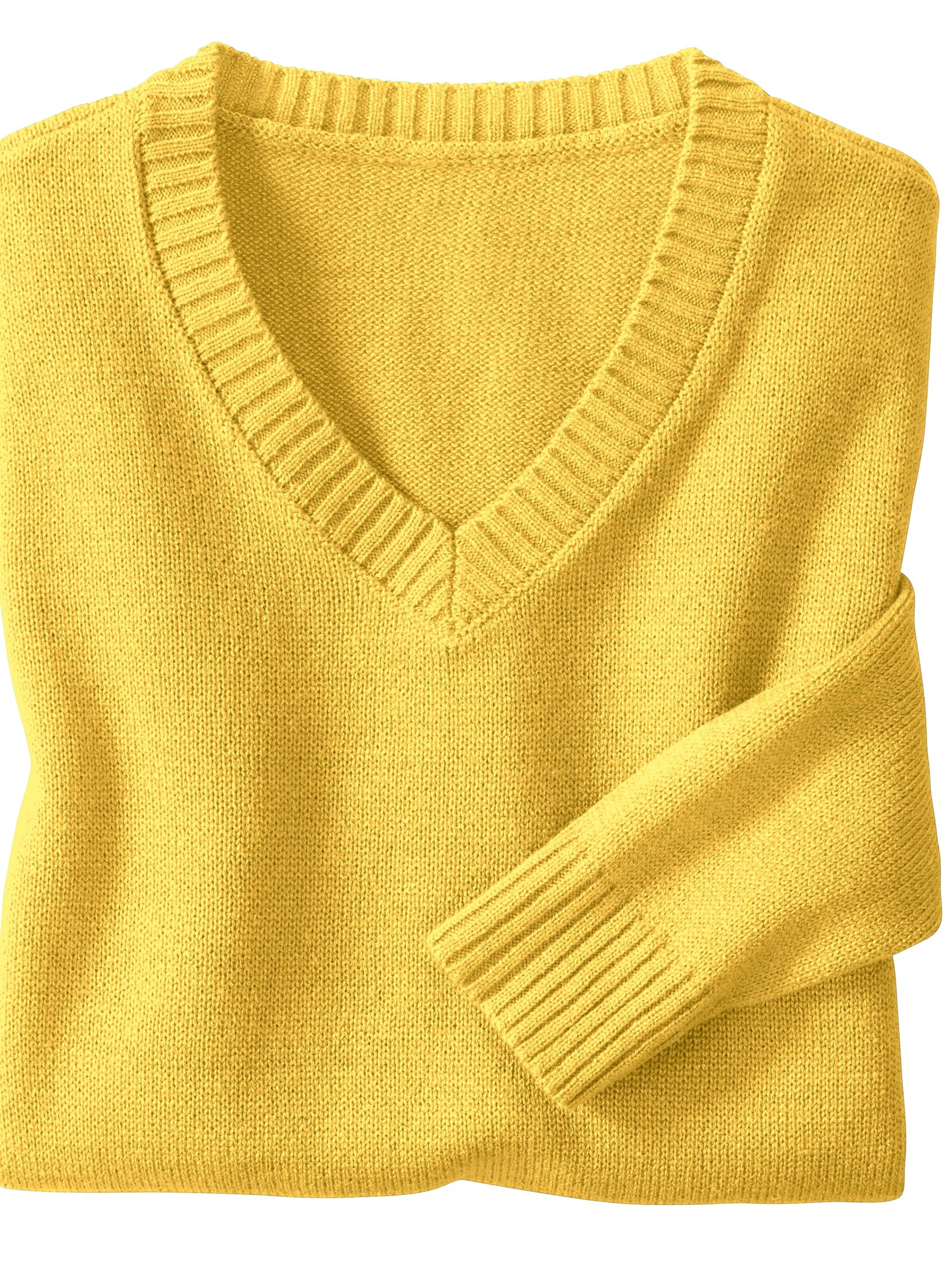 Pullover - vanillegelb