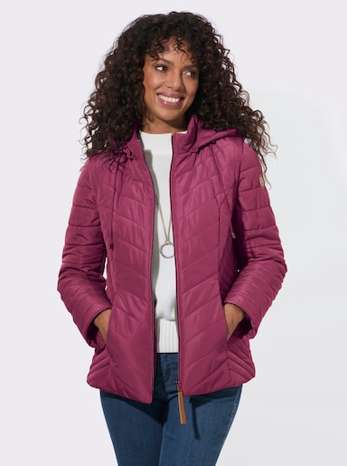  2-in-1-Jacke auch als Weste tragbar - bordeaux