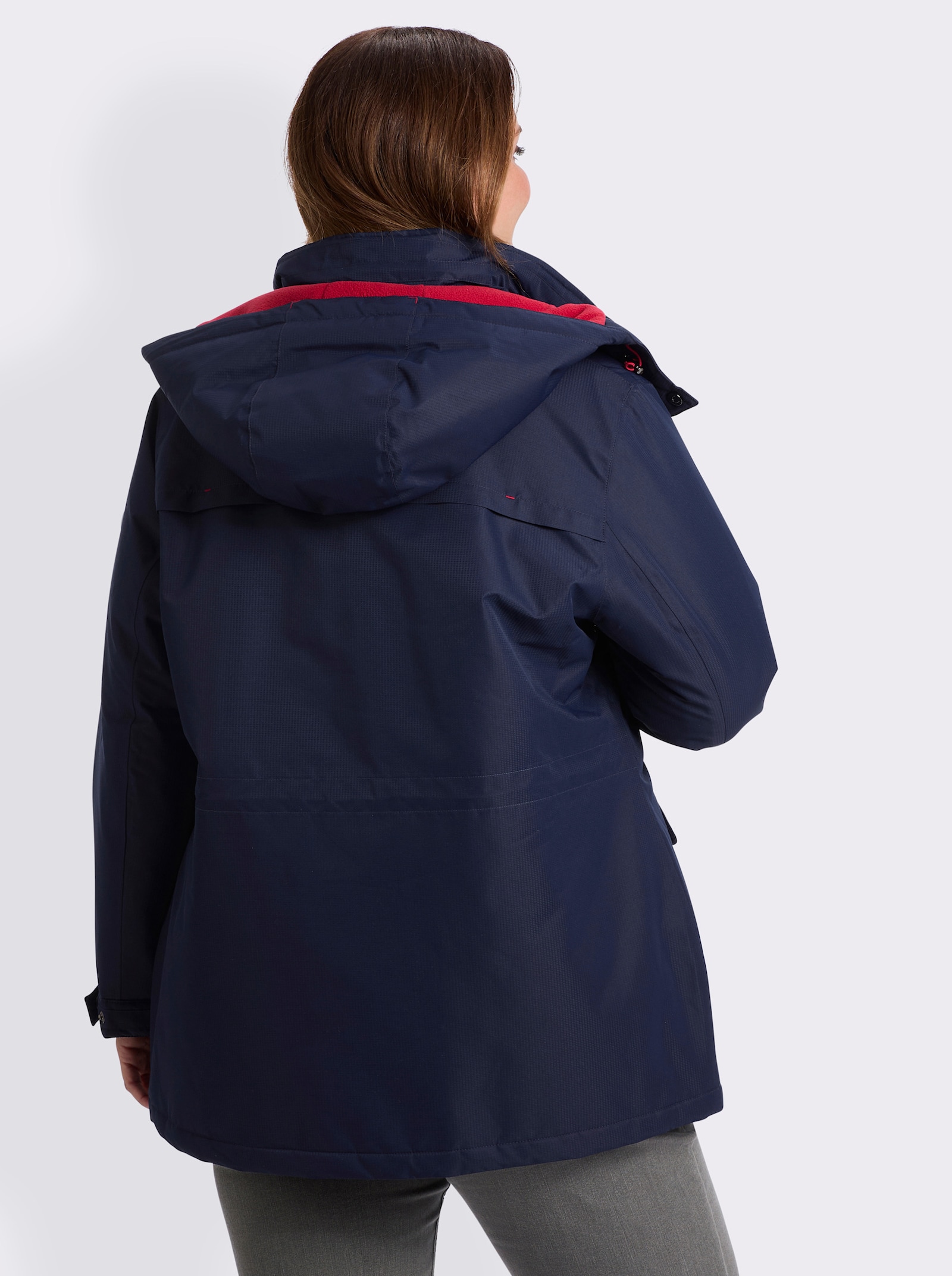 Funktionsjacke mit Texventure-Ausrüstung - marine