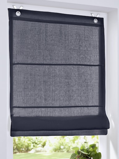 heine home Raffrollo - graublau