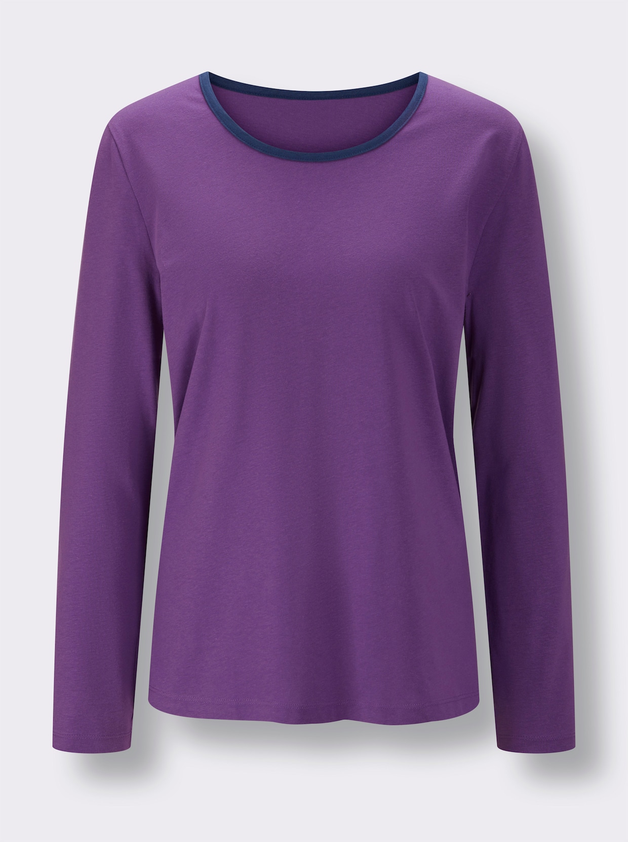 wäschepur Pyjama's - lila/donkerblauw bedrukt
