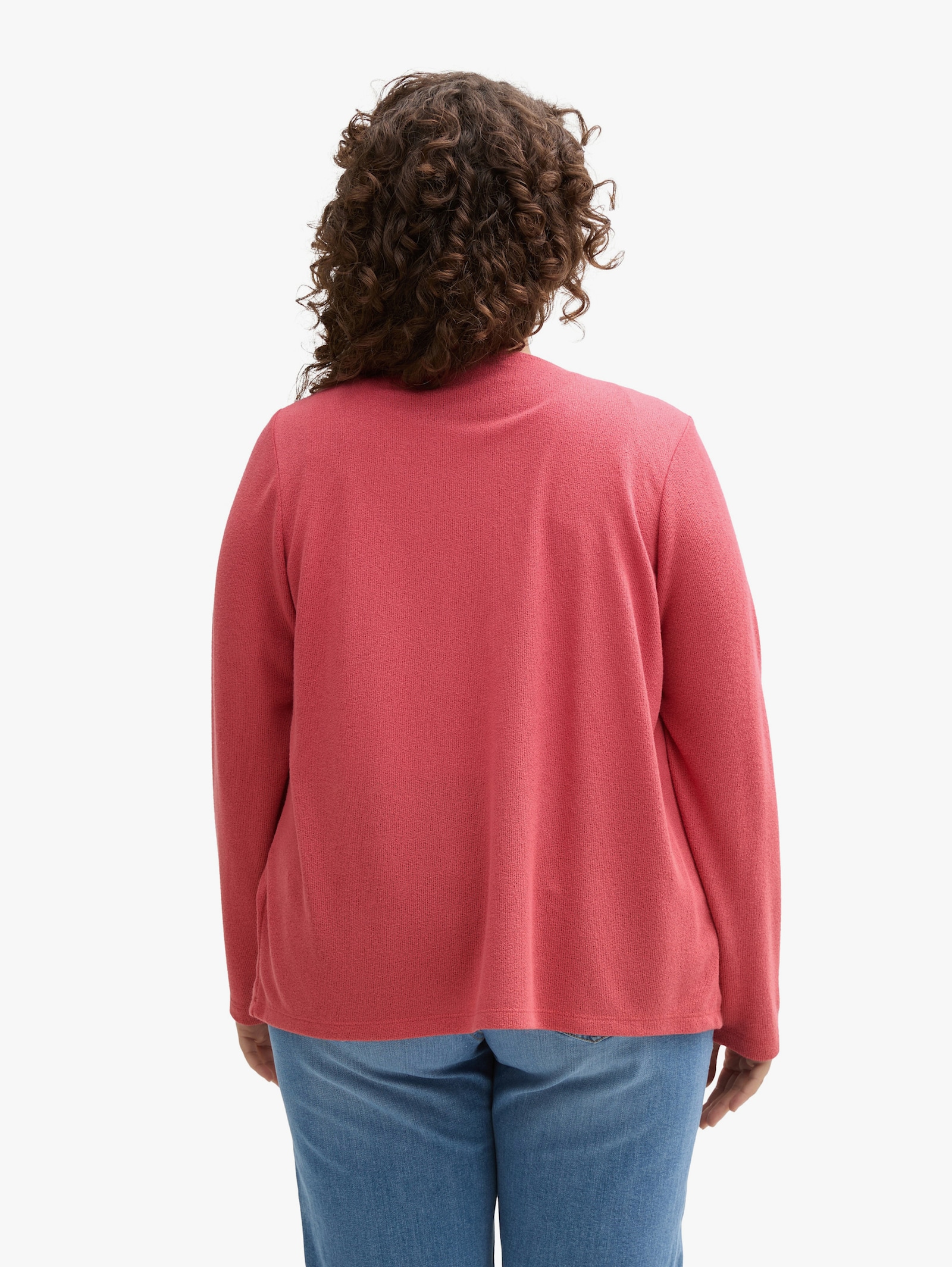 Langarmshirt - berry red