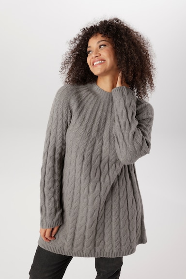Aniston PLUS Strickpullover - grau