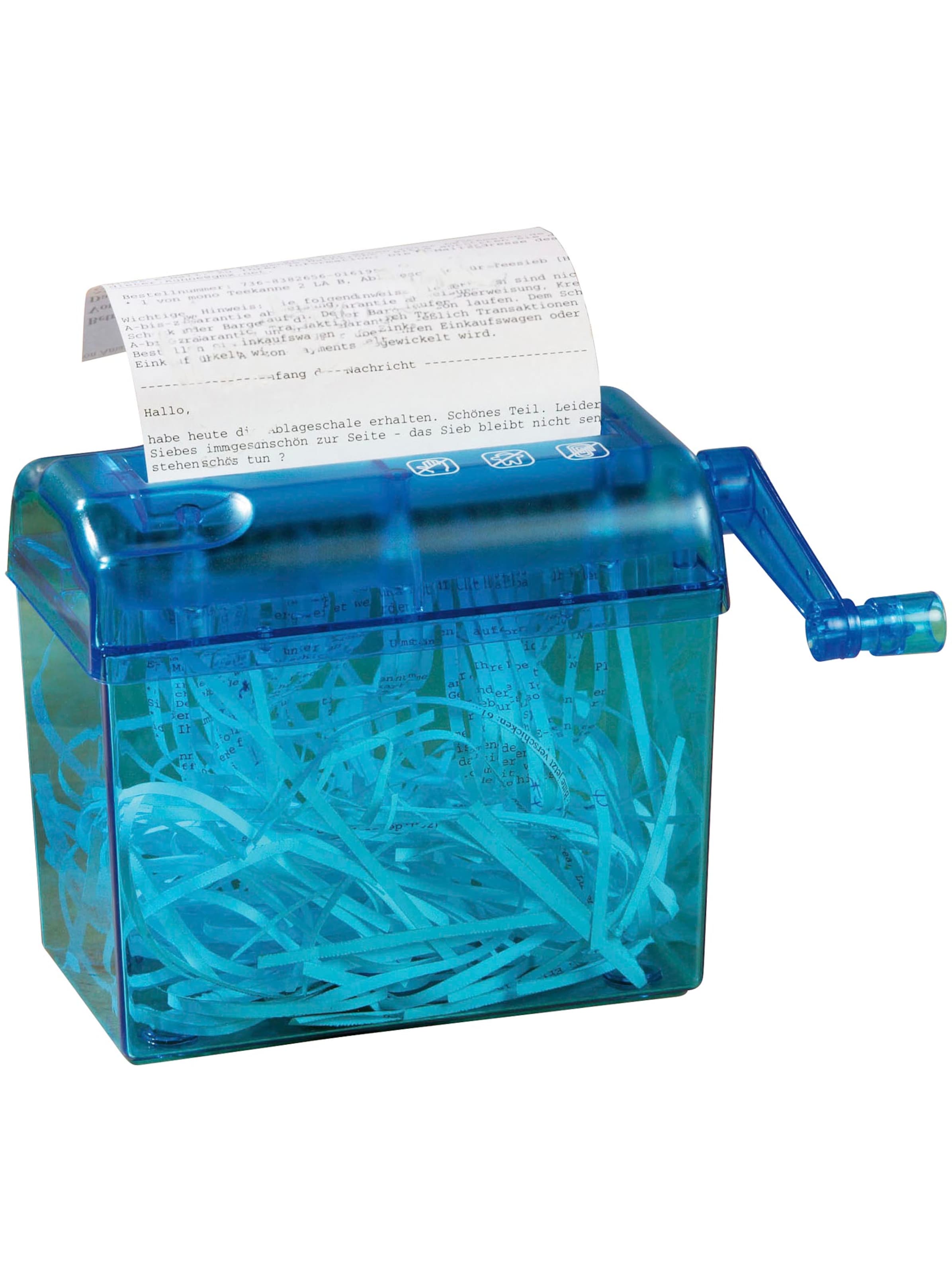 Akten-Vernichter - blau