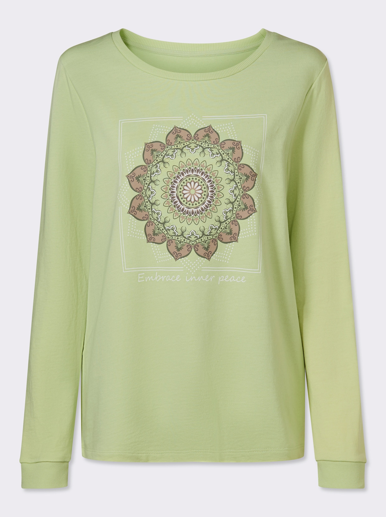 Sweatshirt - pistazie-sesam