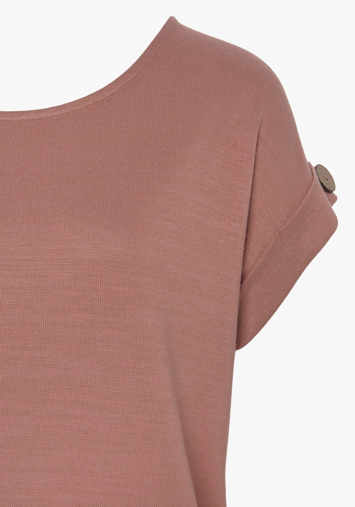 LASCANA Kurzarmshirt - altrosa
