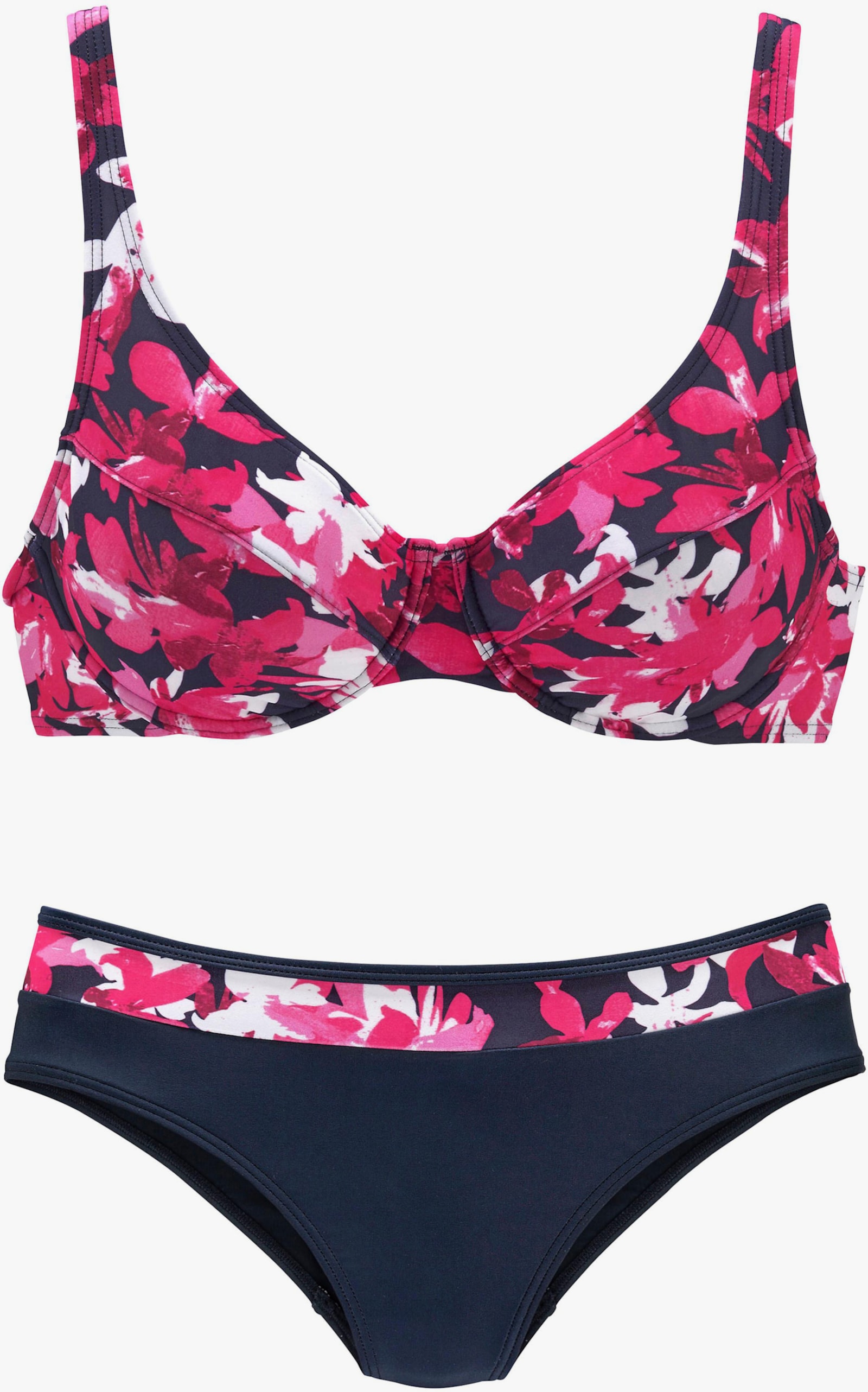 petite fleur Bügel-Bikini - beere-bedruckt