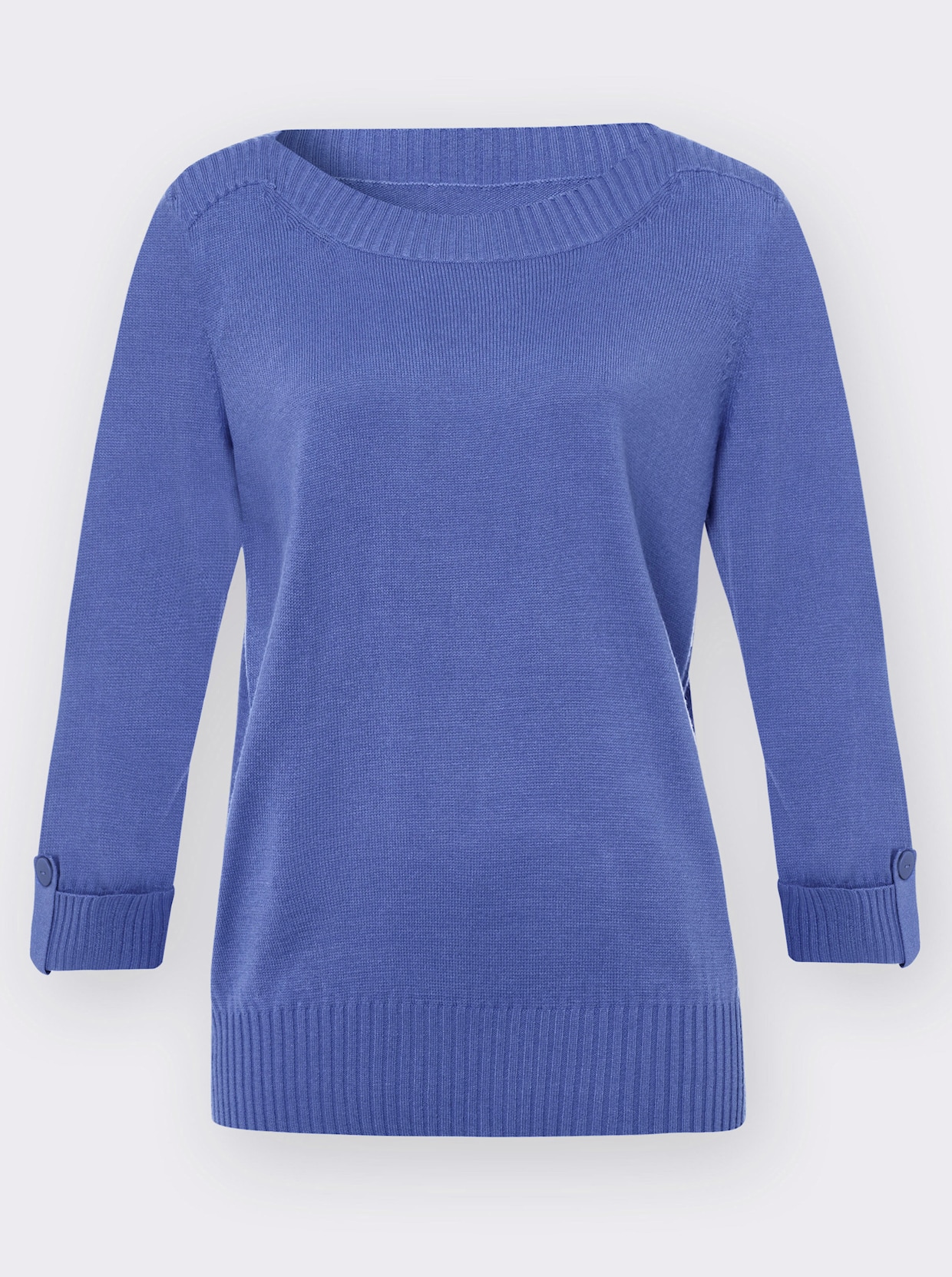 Pullover met 3/4-mouwen - bleu